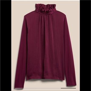 NWT Banana Republic Factory Mixed Media Top